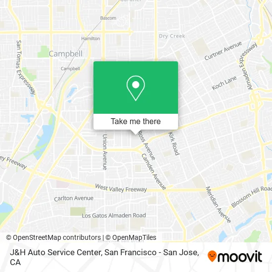 Mapa de J&H Auto Service Center