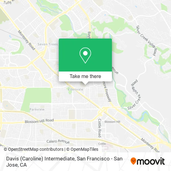 Davis (Caroline) Intermediate map