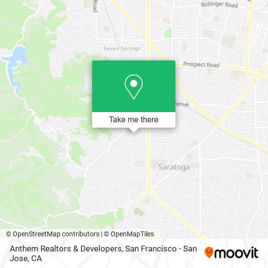 Mapa de Anthem Realtors & Developers