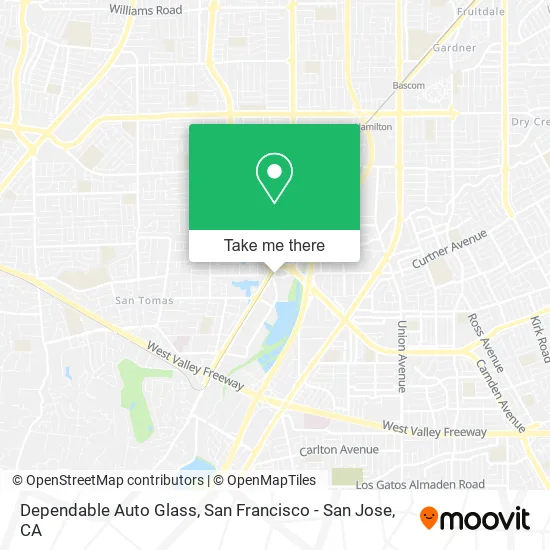Dependable Auto Glass map