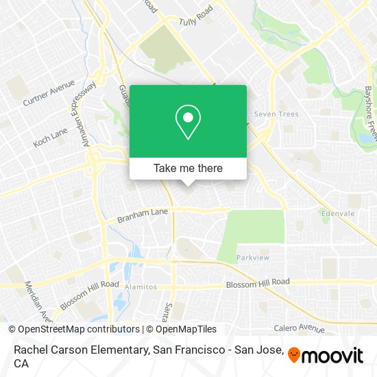 Mapa de Rachel Carson Elementary