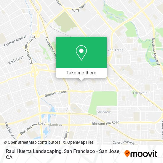 Raul Huerta Landscaping map