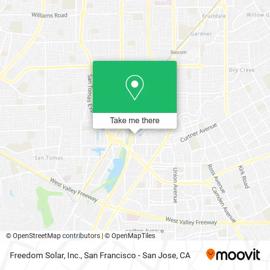 Freedom Solar, Inc. map