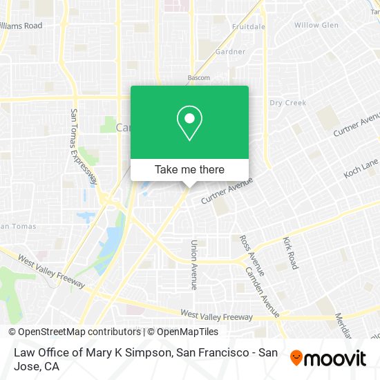 Law Office of Mary K Simpson map