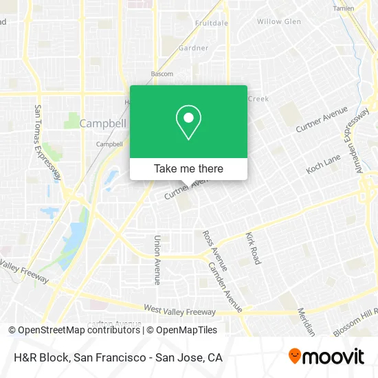H&R Block map