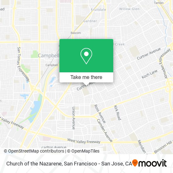 Church of the Nazarene map