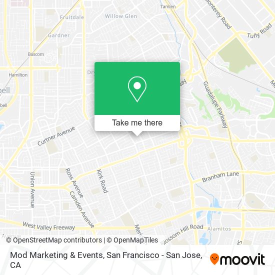 Mod Marketing & Events map