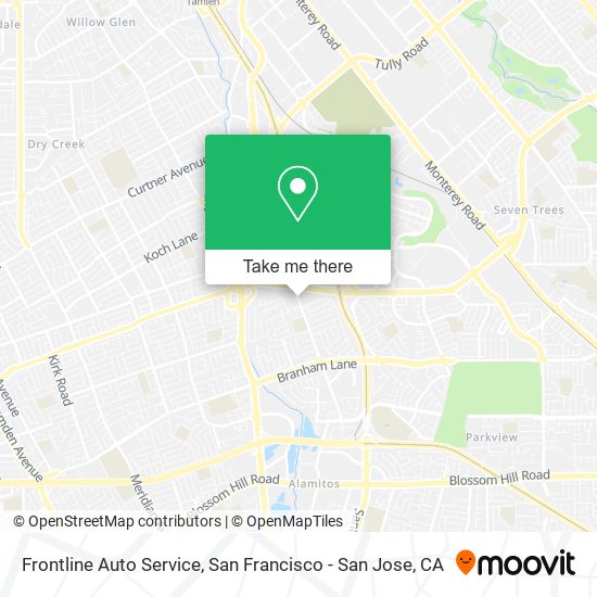 Frontline Auto Service map
