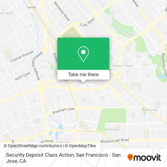 Security Deposit Class Action map