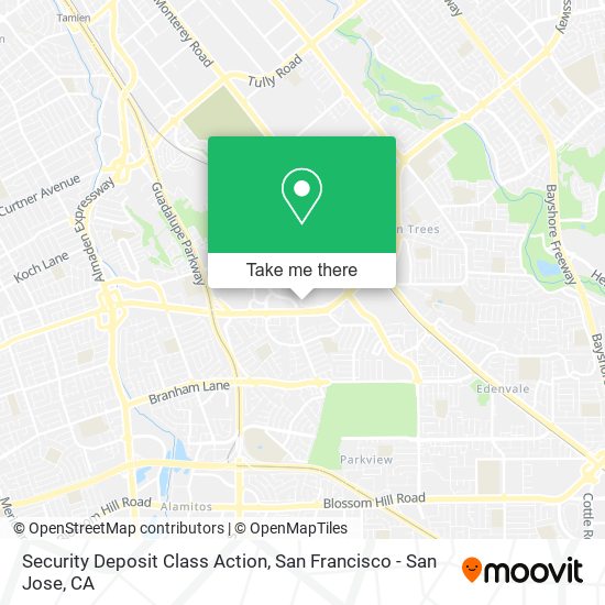 Mapa de Security Deposit Class Action