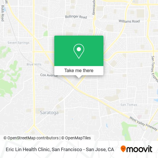 Mapa de Eric Lin Health Clinic