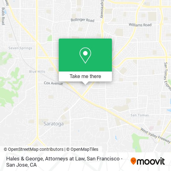 Mapa de Hales & George, Attorneys at Law