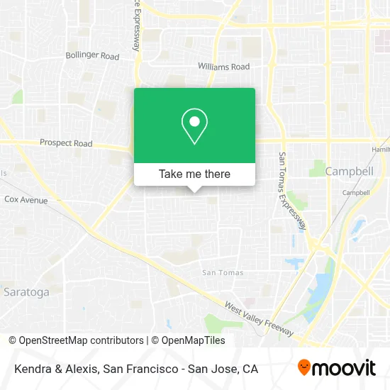 Kendra & Alexis map