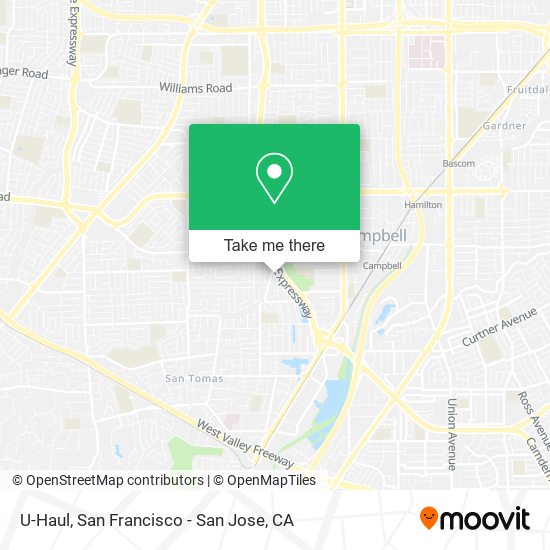 U-Haul map