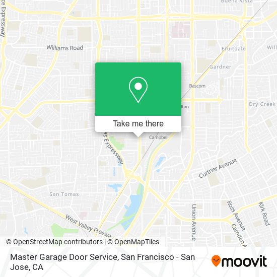 Mapa de Master Garage Door Service