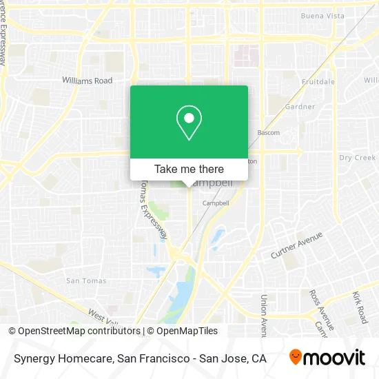 Synergy Homecare map