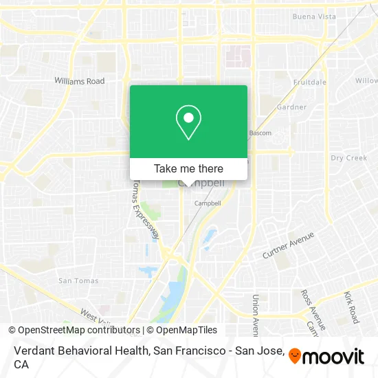Mapa de Verdant Behavioral Health