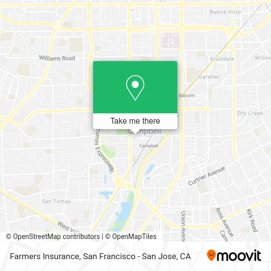 Farmers Insurance map