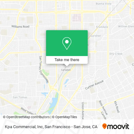 Mapa de Kpa Commercial, Inc