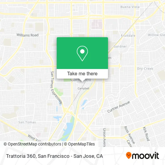 Mapa de Trattoria 360