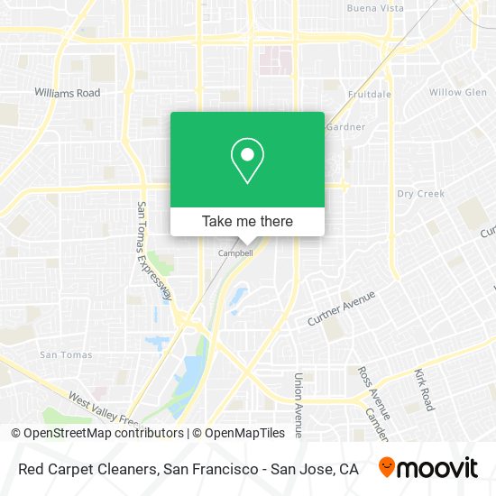 Red Carpet Cleaners map