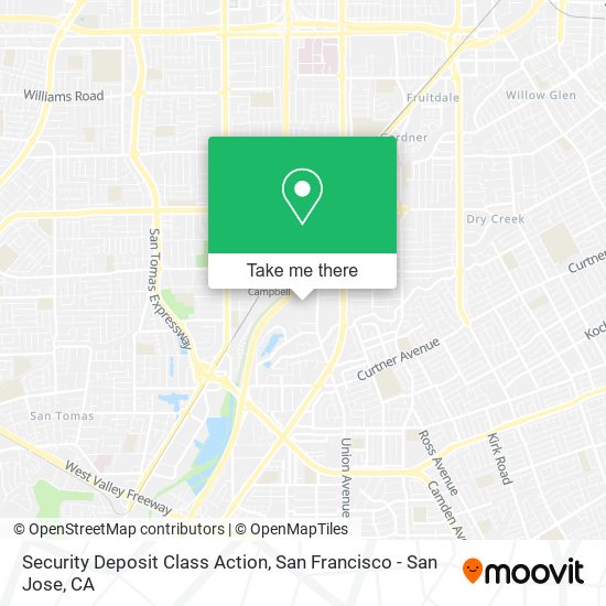 Mapa de Security Deposit Class Action