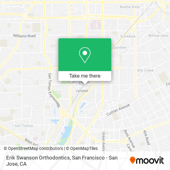 Erik Swanson Orthodontics map