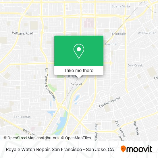 Royale Watch Repair map