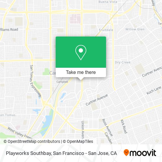 Playworks Southbay map