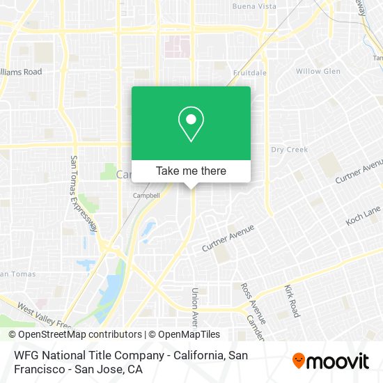 WFG National Title Company - California map