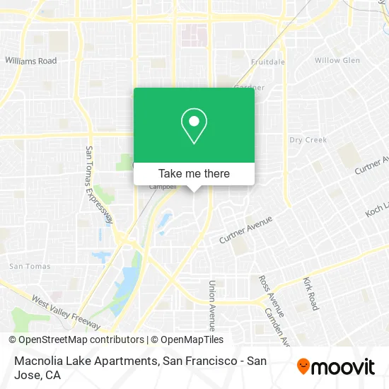 Mapa de Macnolia Lake Apartments
