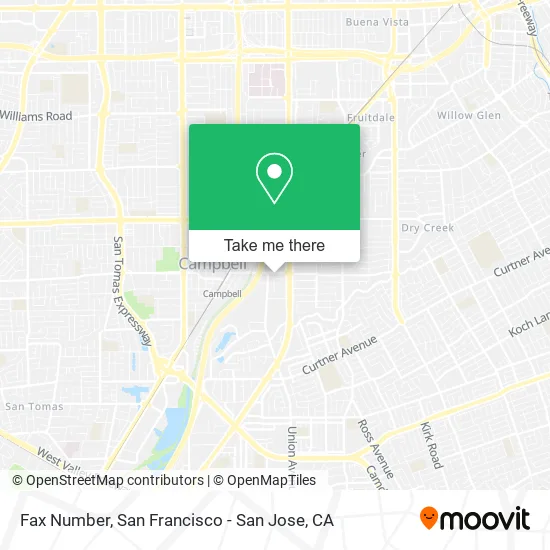 Mapa de Fax Number