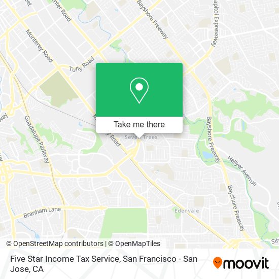 Five Star Income Tax Service map