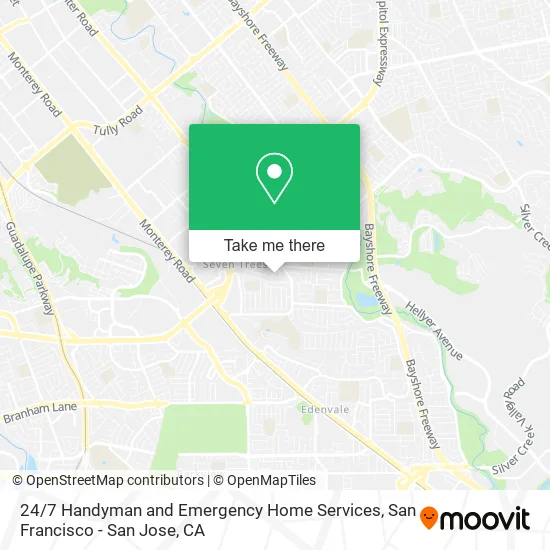 24 / 7 Handyman and Emergency Home Services map
