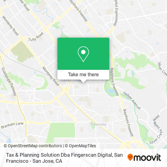 Mapa de Tax & Planning Solution Dba Fingerscan Digital