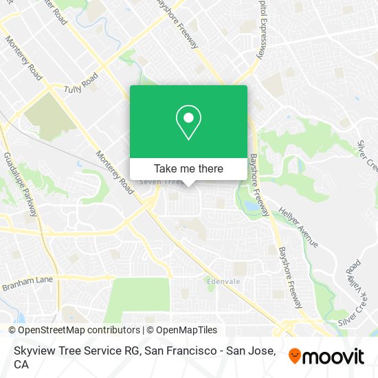 Skyview Tree Service RG map