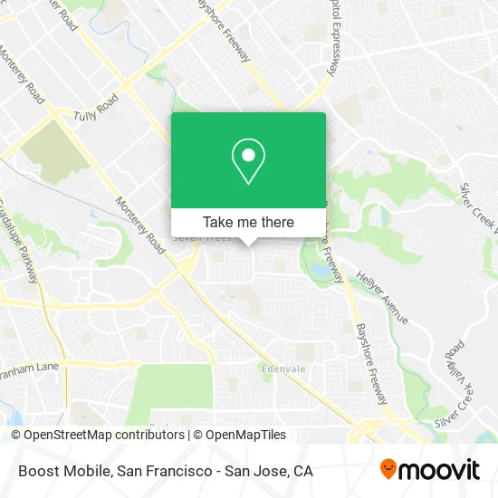 Boost Mobile map