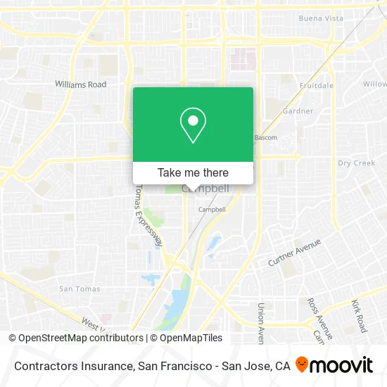 Contractors Insurance map