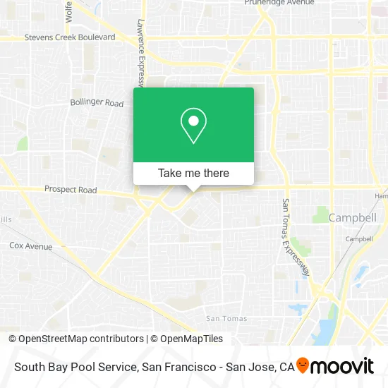 Mapa de South Bay Pool Service