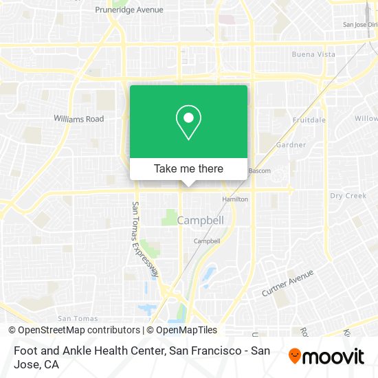 Foot and Ankle Health Center map