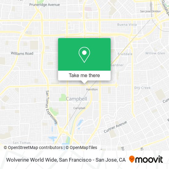 Mapa de Wolverine World Wide