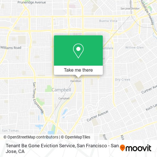 Tenant Be Gone Eviction Service map