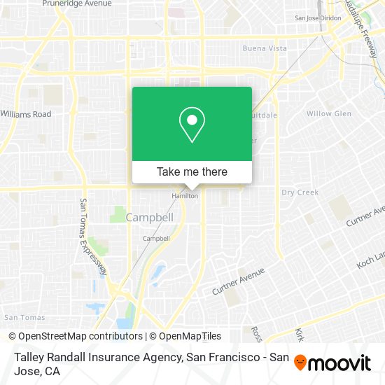 Talley Randall Insurance Agency map