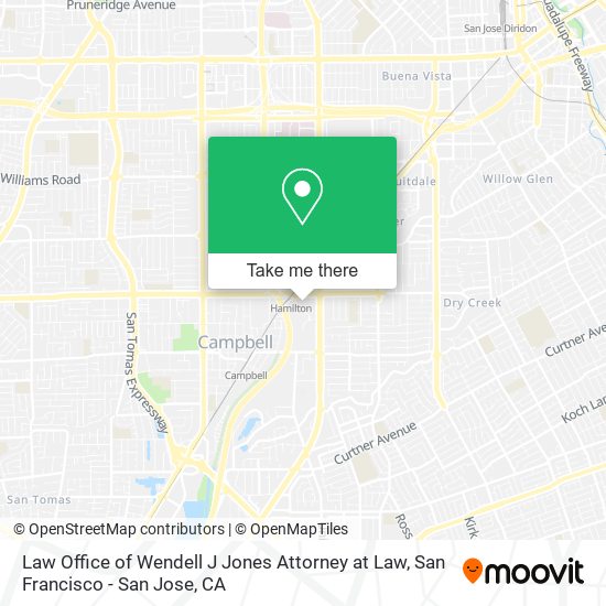 Mapa de Law Office of Wendell J Jones Attorney at Law