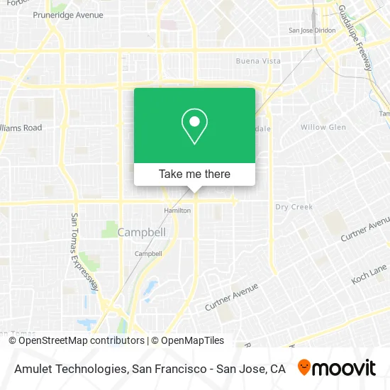 Mapa de Amulet Technologies