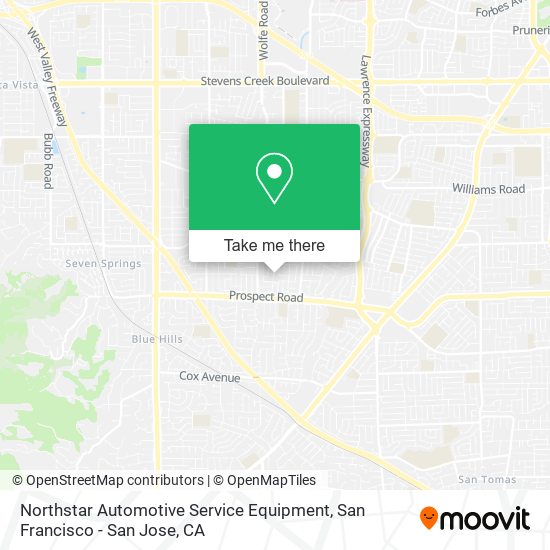 Northstar Automotive Service Equipment map