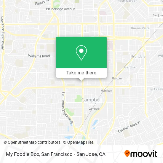 Mapa de My Foodie Box