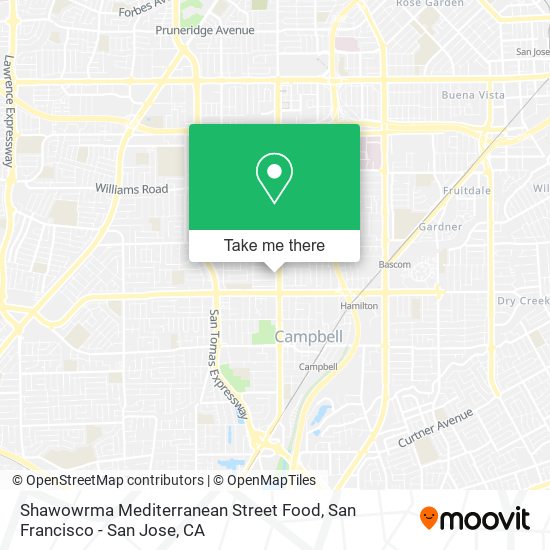 Shawowrma Mediterranean Street Food map