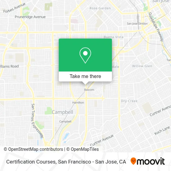 Certification Courses map