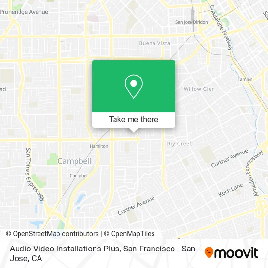 Audio Video Installations Plus map
